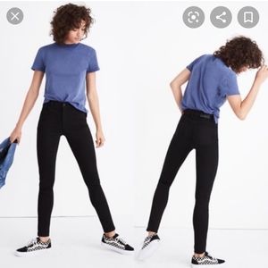 Madewell Black Roadtripper Skinny Jeans 28